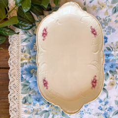 FUENTE DE PORCELANA ALEMANA ROSENTHAL DE 40 CM X 24,5 CM