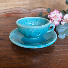 TAZA DE TÉ CON PLATO MALLORA