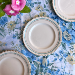 SET DE 5 PLATOS DE ENTRADA OLD ENGLISH DE LOZA JOHNSON BROS - tienda online