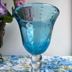 COPÓN CELESTE DE CRISTAL MURANO PARA DECORACIÓN - comprar online