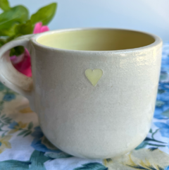 TAZÓN DE CERÁMICA ARTESANAL AMOR - tienda online