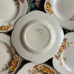 PLATO PLAYO DE LOZA WOODS IVORY WARE DE 23 CM - María Historieta