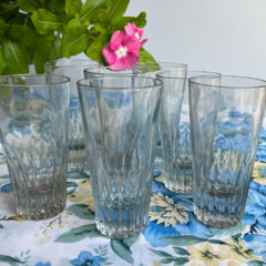 6 VASOS DE PULPERIA DE VIDRIO SÚPER FUERTE - comprar online