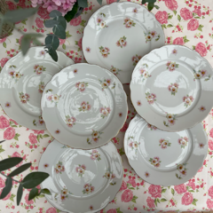 6 PLATOS PLAYOS DE PORCELANA VERBANO - comprar online