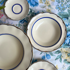 SET 6 DE PLATOS CREAMPETAL GRINDLEY - María Historieta
