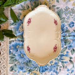 FUENTE DE PORCELANA ALEMANA ROSENTHAL DE 30 CM X 18,5 CM