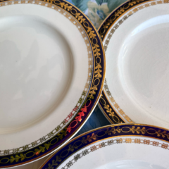 SET DE 4 PLATOS DE LOZA ALFRED MEAKIN DE 18 CM DE DIÁMETRO en internet