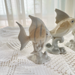 3 ESTATUAS DE PECES DE PORCELANA ESPAÑOLA - comprar online