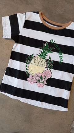 Remera rayada - tienda online
