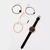 Watch Set Women 5pcs Woman Quartz Wristwatch Leather Ladies Bracelet Luxury Watch Casual Relogio Femenino Gift For Girlfriend - comprar online