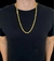 Cordão Cadeado 8mm - Banhado a Ouro 18k - comprar online