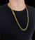 Cordão Cadeado 8mm - Banhado a Ouro 18k