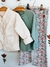 Campera Matelasse con Piel ( color Crema )