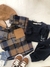 Camisaco Paño con Capucha Marrón - Bamby kidss