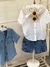 Camisa Jeans Cuello Mao en internet