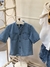 Camisa Jeans Cuello Mao - tienda online