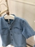 Camisa Jeans Cuello Mao - Bamby kidss
