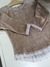 Buzo flora plush beige