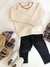Buzo waffle crema - tienda online