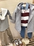 Camisaco de paño gris en internet