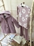 Buzo Flor Frisado (Rosa / Celeste ) - tienda online