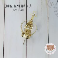 Coroa banhada n.4 para santinha - comprar online