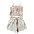 Conjunto Bege Lurex - 16 anos