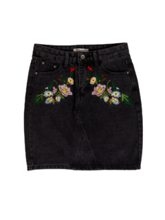 POLLERA VINTAGE AMERICANA FLORES - comprar online