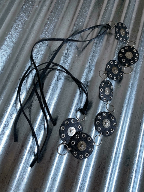 CINTURON DE CUERO + CADENAS