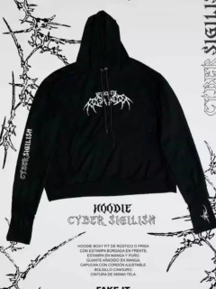 HOODIE CYBER SIGILISM FAKE IT - comprar online