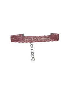 CHOKER ENCAJE ROSA - SATURNII - comprar online