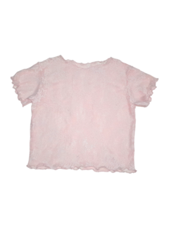 REMERA ENCAJE ROSA - SATURNII