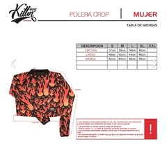 CAMISETA CROP DE ALGODON RAY HK en internet