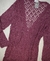 Cardigan Longo Cor Uva - loja online