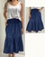 Saia Jeans Midi