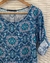 Vestido Estampado Azul Zara na internet