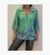 Blusa Siena Verde com Roxo na internet