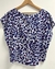 Blusa Animal Print Azul - loja online