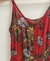 Imagem do Vestido Longo Vermelho Estampado