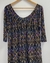Vestido de Malha Preto com Colorido - comprar online