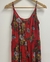 Vestido Longo Vermelho Estampado - loja online