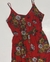 Vestido Longo Vermelho Estampado - comprar online