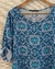 Vestido Estampado Azul Zara - comprar online