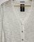 Tricot Branco Botão