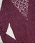 Cardigan Longo Cor Uva