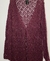 Cardigan Longo Cor Uva - comprar online