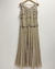 Vestido Longo Bordado Nude na internet