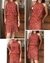Vestido Laranja e Azul Le Lis Blanc - comprar online
