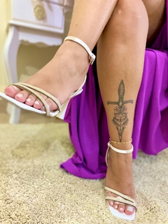 Kamiy | Salto branco - Royalty Shoes