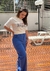 Calça Azul com Bolsos